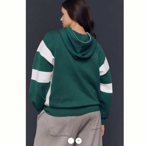 Anthropologie Daily Practice Knit Hooded Sweatshirt | NWT | S - Picture 6 of 7